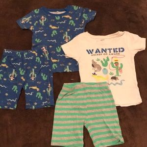 Carters 3T WANTED PJ set